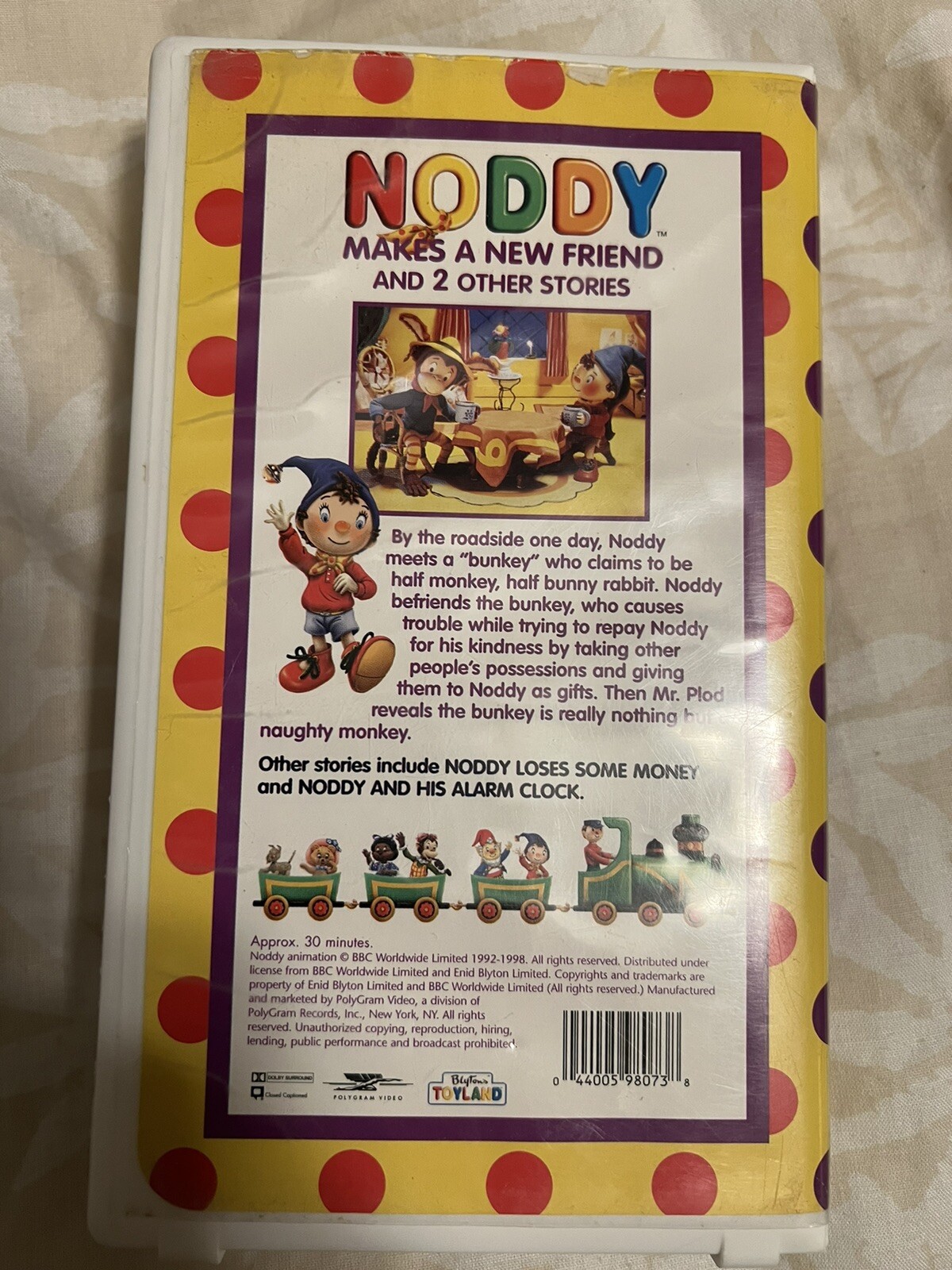 Noddy Makes a New Friend (VHS, 1999) 44005980738 eBay