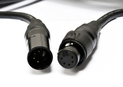 American DJ ADJ STR592 IP65 Rated 100 Foot 5-Pin DMX XLR Seetronic Power Cable