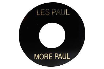 Toggle Switch Ring Poker Chip LES PAUL/MORE PAUL - Black