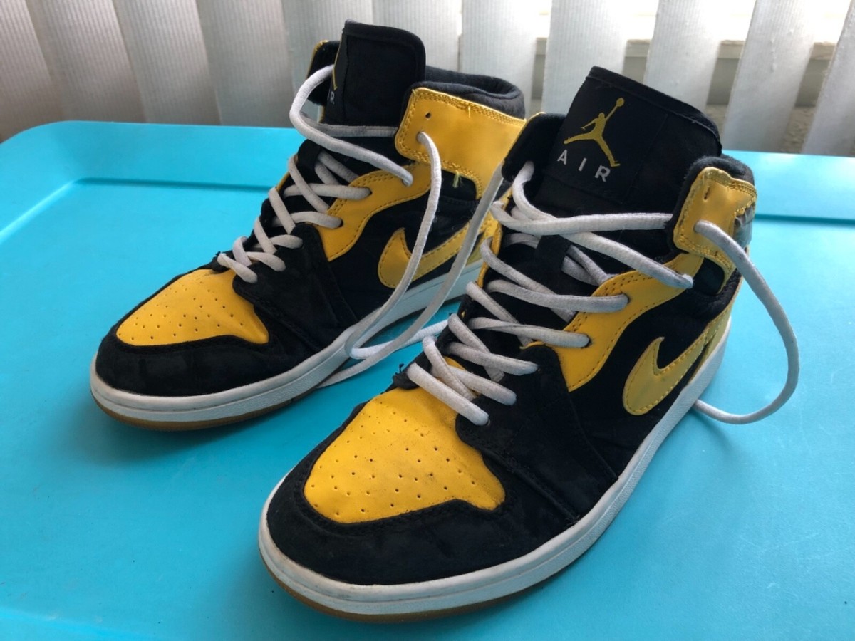 RARE Nike Air Jordan 1 Retro New Love 2007 Black Varsity