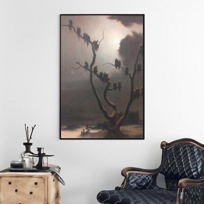 Ghosts on a Tree by Franz Sedlacek Canvas/Poster Wall Art