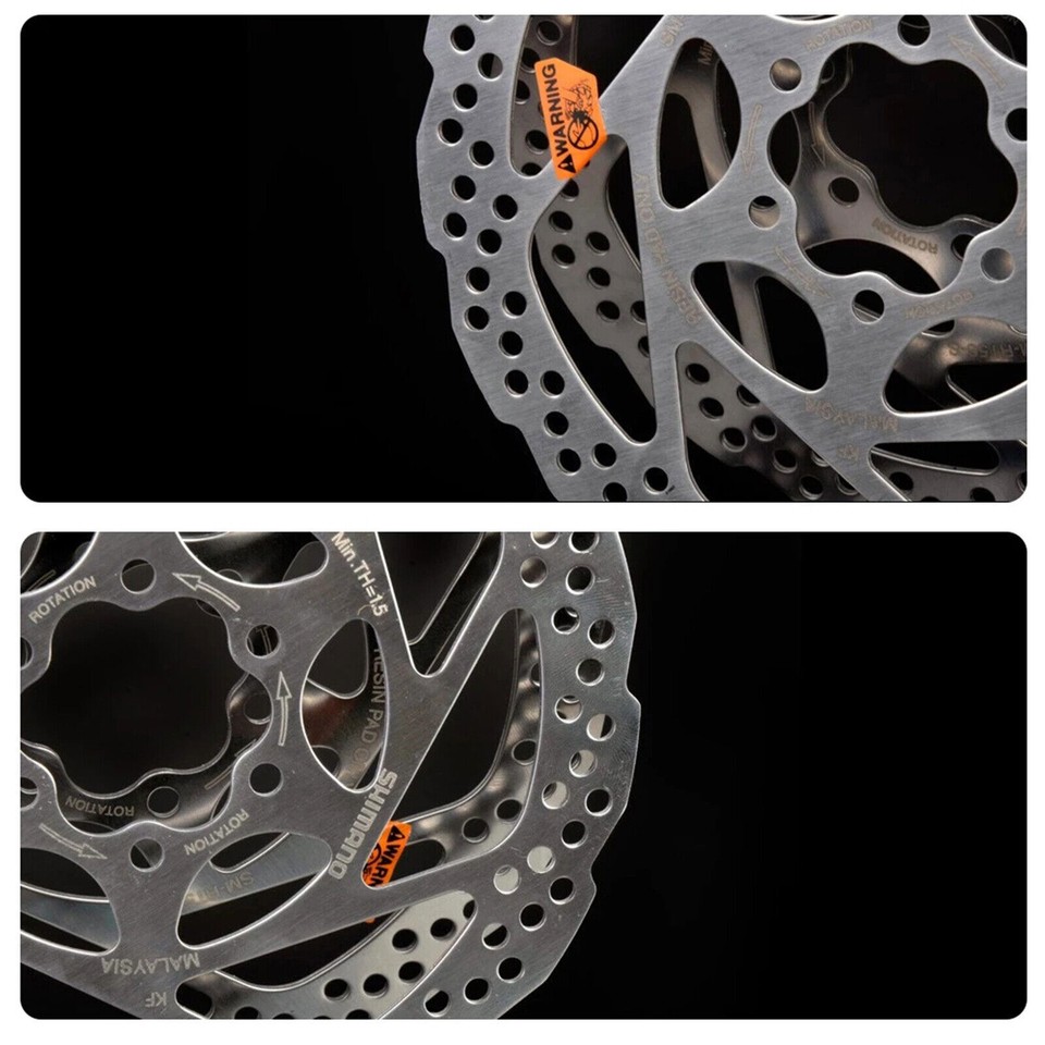 SHIMANO RT56 Bicycle MTB 160mm 180mm Rotors Bike Disc Brake Rotor + 6 ...