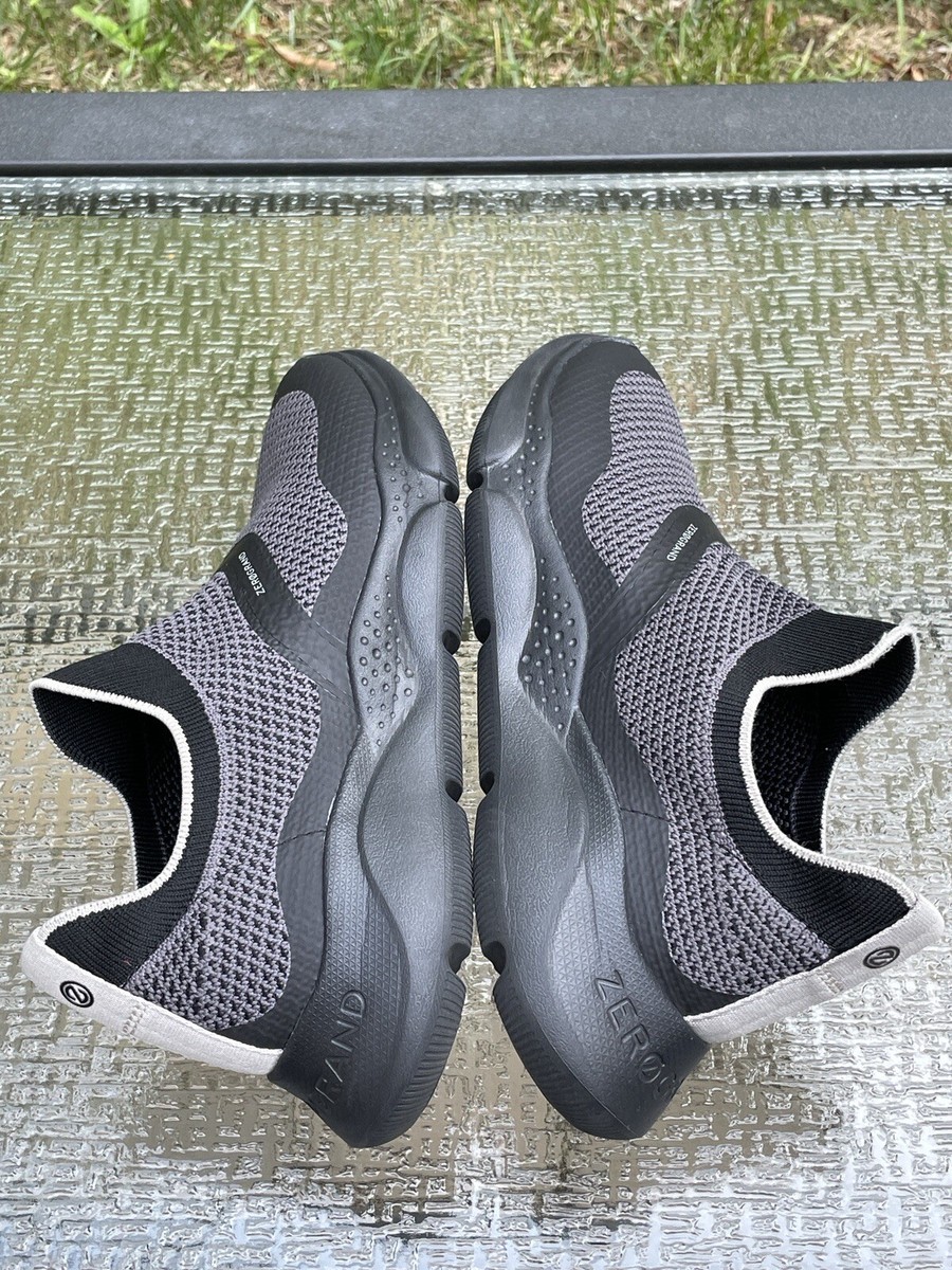 美品：COLE　HAAN　GRAND 360 (8 1/2) COLE HAAN ZERO GRAND 360 Black Slip On Womens Sneaker Shoes