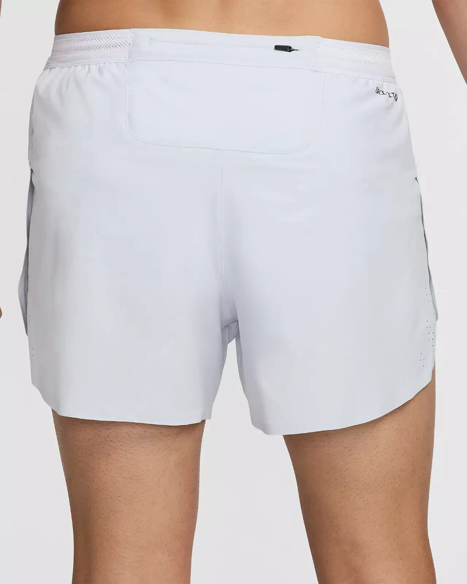 Nike AeroSwift Dri-FIT ADV 4” Light GrayLined Running Shorts