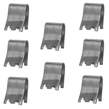 Pack of 8 Replacement Pilaster Shelf Clips - Zinc Plated Steel Shelf Clips