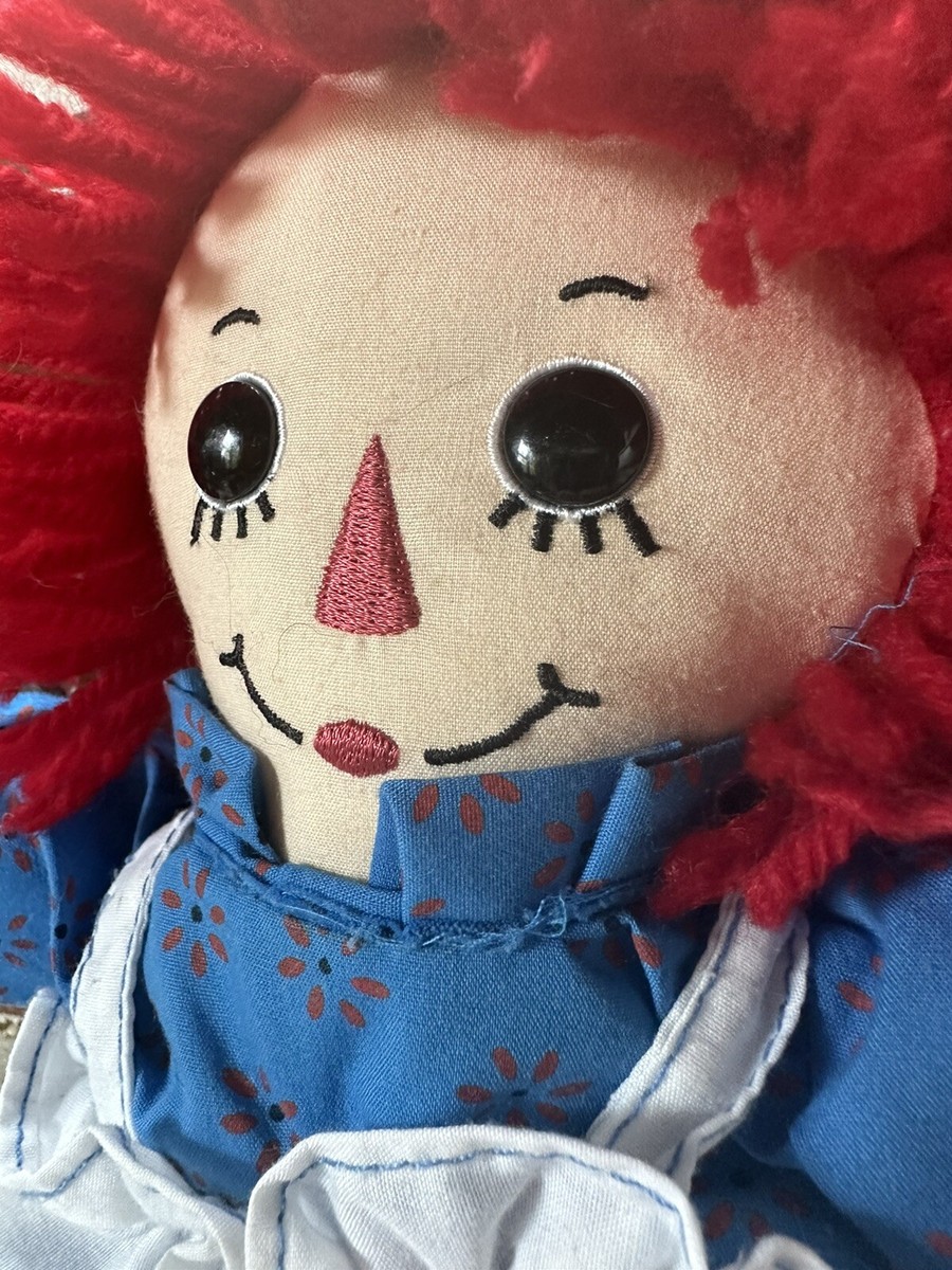 Raggedy　ニッカーボッカー　ニューヨーク顔　アン　40cm　レア Vintage Raggedy Ann 17” Rag Doll by Hasboro For Applause 2006