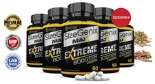 Sizegenix Max Men’s Health Supplement 1600mg 300 Capsules