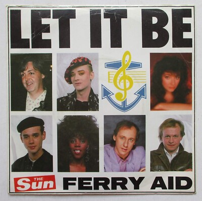 Ferry Aid - 7'' UK 45 - Let It Be - 1987 - PWL - AID 1 - P/S - EX/VG