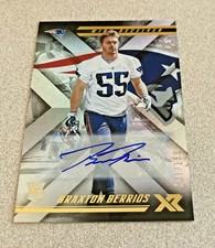 2018 Panini Xr RC Auto #121 Braxton Berrios Patriots /199