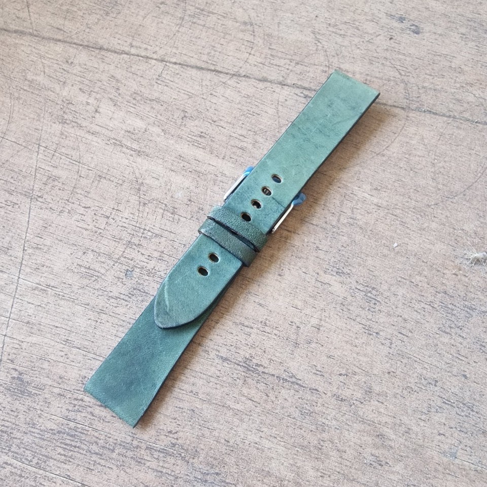 Handmade Horween Shell Cordovan watch strap band 18mm & 20mm & 22mm eBay