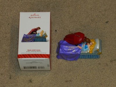 2014 Hallmark Disney Sleeping Beauty True Loves Kiss Christmas Ornament MINT