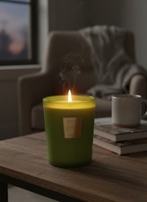 M&SENSE Eucalyptus & Cedarwood Large Soy Candle 990g 150H Burn 3 Wick Boxed New