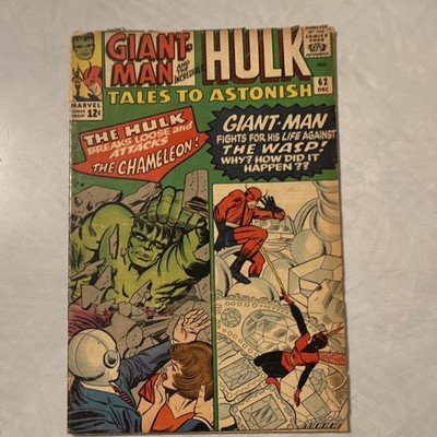 Marvel Tales to Astonish #62 Silver Age Giant-Man Hulk Wasp Chameleon