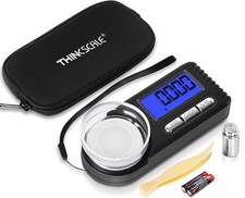 THINKSCALE Digital Milligram Scale 50g/0.001g, Mg for Powder 50g, Black