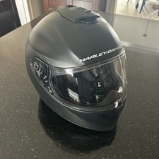 Harley Davidson Brawler Carbon Fiber X09 Full Face Shield Helmet XL 98130-21VX