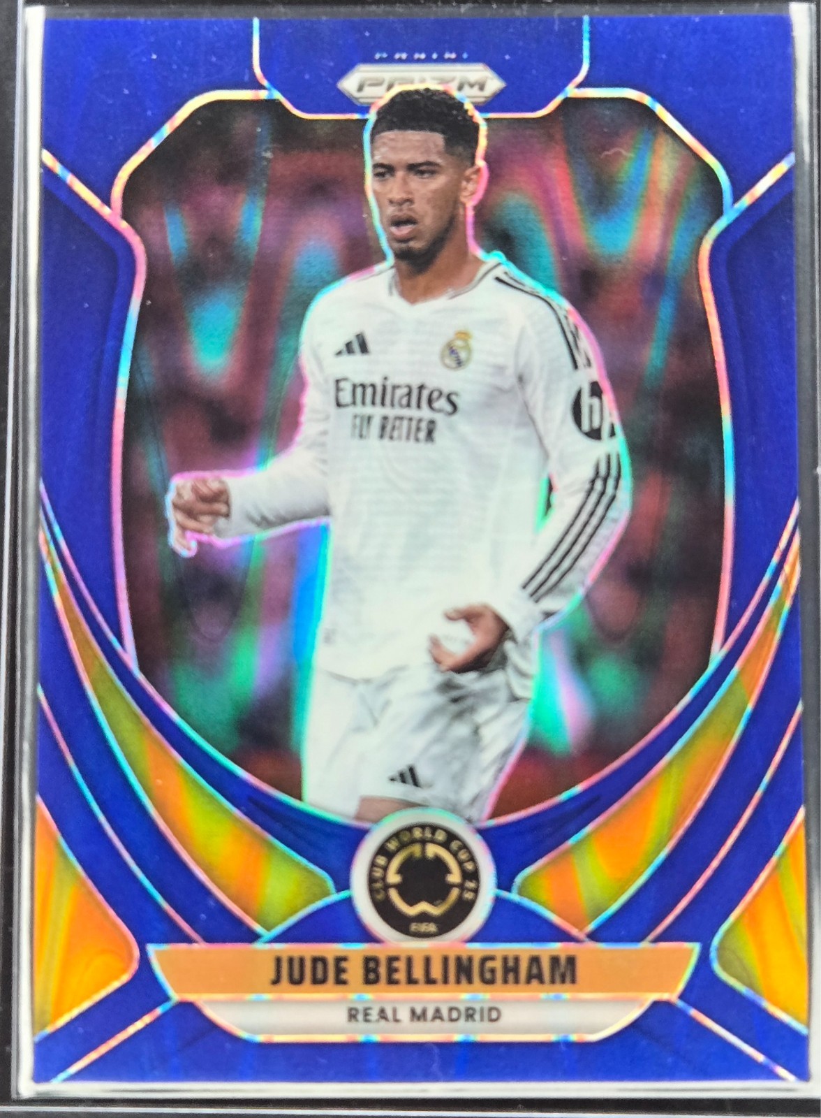 2025 Panini Prizm FIFA Club World Cup Jude Bellingham Blue Seismic #163 /275