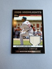 2007 Topps - 2006 Highlights Relic Series 1 David Ortiz #HRDO Bat (MEM)
