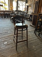 Bentwood Leather Bar Stools - 9 Available
