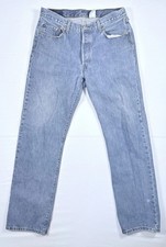Levi  s 501 36x36 Light Wash 2000s Y2K Denim Men  s Button Fly Vintage Workwear