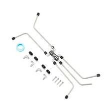 LS Stainless Steel Coolant Crossover Steam Vent Kit Complete LS Steam Black