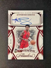 2023-24 Flawless Premium Ink Anfernee Simons Auto /15 Trail Blazers