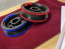 Abu 501/506m set of 2 Closed Face Reel Delrin spools 4 Chenille Read Description