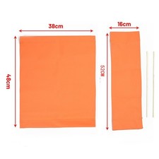 Set di ricambio coprisedie per sedie direzionali in tela da giardino rimovibile