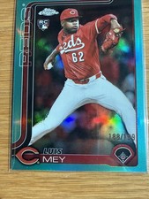 LUIS MEY 2025 Topps Chrome Update Series AQUA REFRACTOR Rookie Card #/199