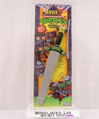 Movie III Samurai Sword AFA HIGHEST GRADED 85 85/85/85 POP 1 TMNT Playmates NEW