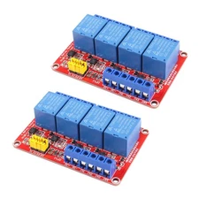 2pcs DC 12V Relay Module 4 Channel Relay Board Shield with Optocoupler Isolat...