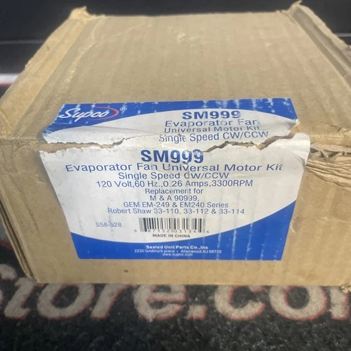 Supco SM999 Universal Evaporator Fan Motor
