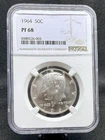 1964 90% Silver Proof Kennedy Half Dollar NGC PF68!