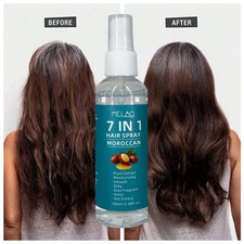 Hair Spray 7in1 Moroccan Moisturising Glossy Frizz Control Detangling MELAO AU