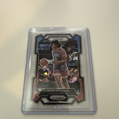 Jalen Williams 2023-24 Panini Prizm White Ice Prizm #19 /35 Thunder