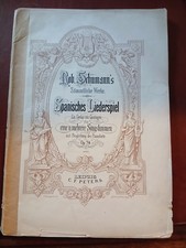 Robert Schumann, Spanisches Liederspiel für Singstimmen, Edition Peters Gesang