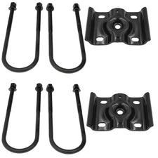 Rear Axle Spring U-Bolt with Plate Bracket For 99-10 Ford F-250 F-350 Super Duty