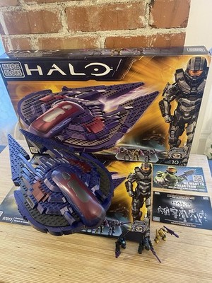 Mega Bloks Halo Covenant Seraph Set 97015 99.9% Complete + Instructions