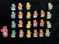 Lot of 23 Care Bears TCFC pencil/cake toppers VTG 2  PVC  Crowns