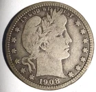 1908-O 25C Barber Quarter Very Good-Fine    Q2