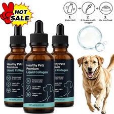 1 3 PCS Healthy Petz Premium Liquid Collagen For Dogs, Supplement With Collagen