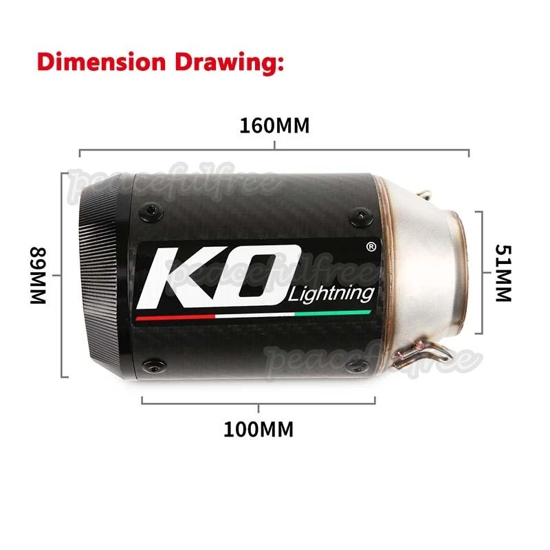 Sistema completo para silenciadores de tubo de enlace de cabezal Honda CBR500R CB500X CB500F 2013-2024 Foto 2 de 4