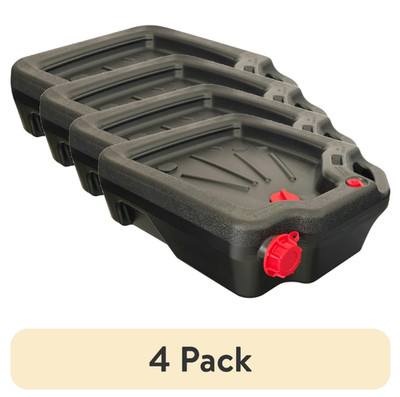(4 pack) Hyper Tough 16-Quart Automotive Drain Pan Container