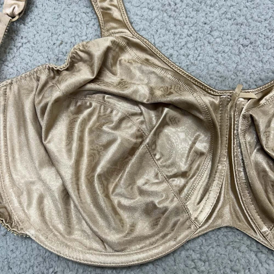 Bali Bra 42DDD Minimizer Bra 3562 Minimizer Satin Tracings Comfort Strap Underwi - Image 2 of 4