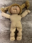 Vintage Cabbage Patch Kids Girl Doll 1985 Blonde Hair Blue Eyes No Clothes