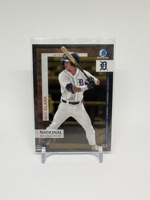 Max Clark 2024 National Convention Bowman Chrome Gold Parallel /50 #TP-1 Detroit