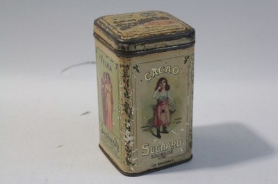 Suchard (75233) Lithographiertes Blech Schokoladendose Kakao löslich