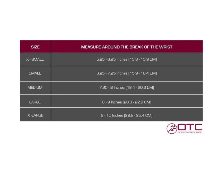 OTC Wrist Splint, 8-Inch Adult, Lightweight Breathable, Small (Left Hand) 2083 - Image 2 of 4