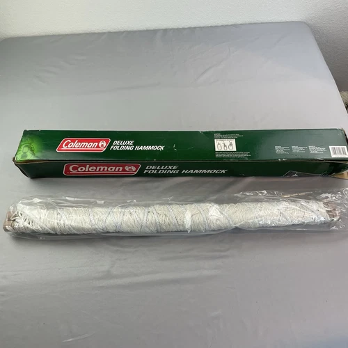 Hamaca de red plegable Coleman Deluxe de colección 8 pies de largo ligera y fuerte nueva de colección - Imagen 1 de 9