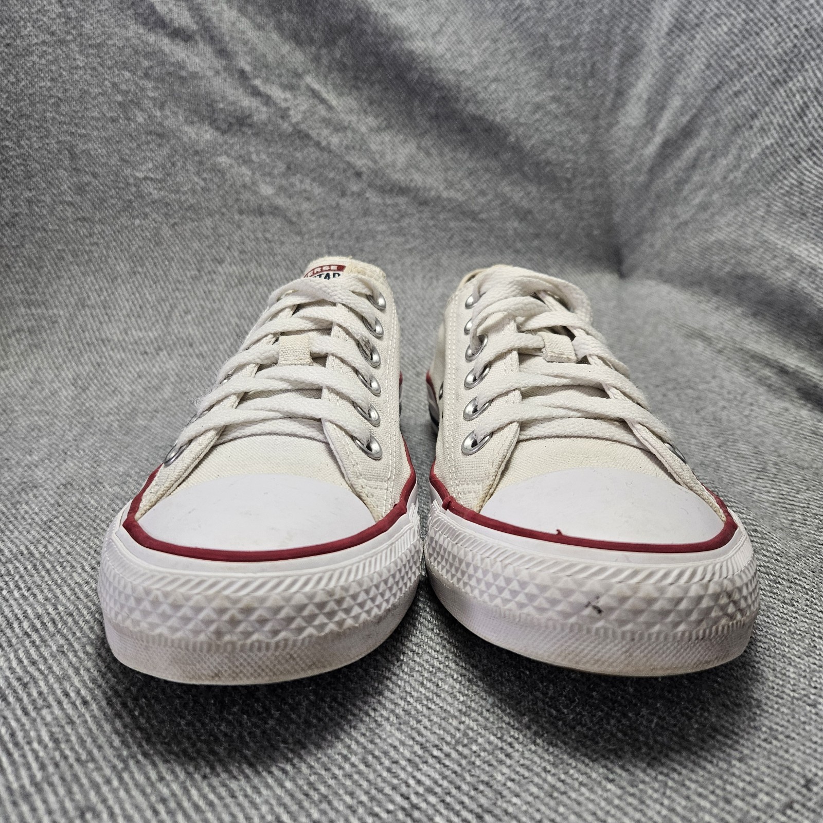 Converse Chuck Taylor All Star White Sneakers Women’s Size 7 Low Top Lace Up thumbnail 5