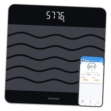 600lb Scale for Body Weight, Precision 0.1lb by Our Bathroom Scale Black